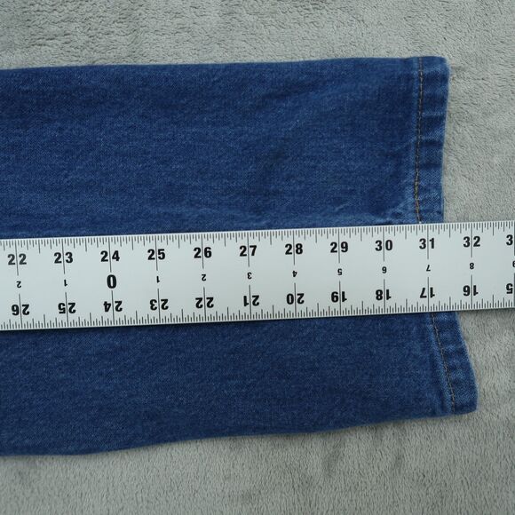 Wrangler 13MWZ Jeans Mens Size-40 Blue (38x32 actual) Original Cowboy Cut Denim - Picture 3 of 13